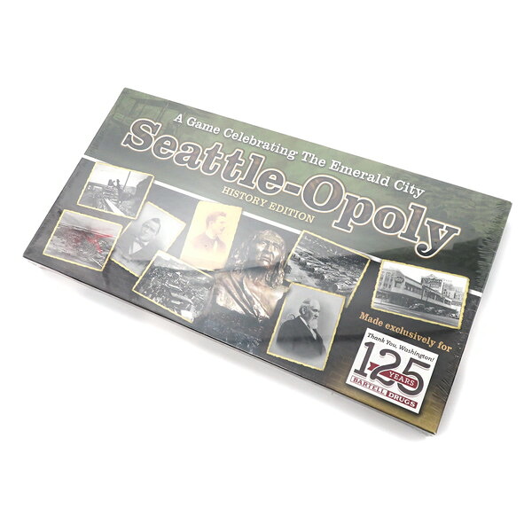 【未使用】BARTELL DRUGS バーテルドラッグス Seattle-Opoly HISTORY EDITION シアトルオポリー ヒストリーエディション 125周年 ボードゲーム 玩具