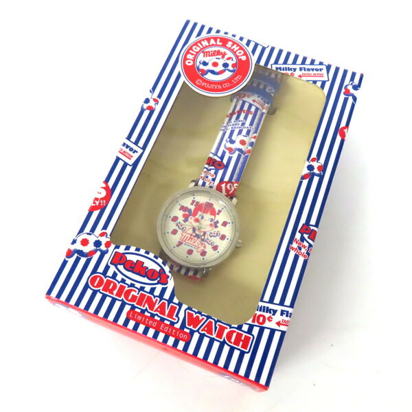 楽天市場】ペコちゃん 腕時計 不二家 ミルキー70周年記念 時計