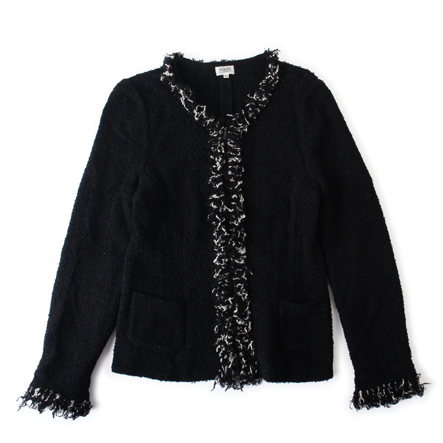 楽天市場】【広尾店】美品 フォクシー FOXEY ツイードジャケット 黒