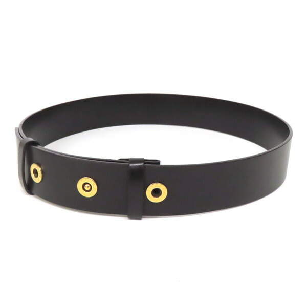 楽天市場】BVLGARI ブルガリブルガリ レザーベルトブラック ロゴ刻印