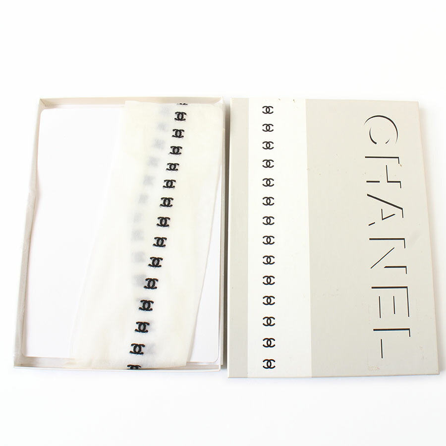 【未使用】CHANEL シャネル ストッキング タイツ ココマーク ホワイト 白 サイズ1 フランス製