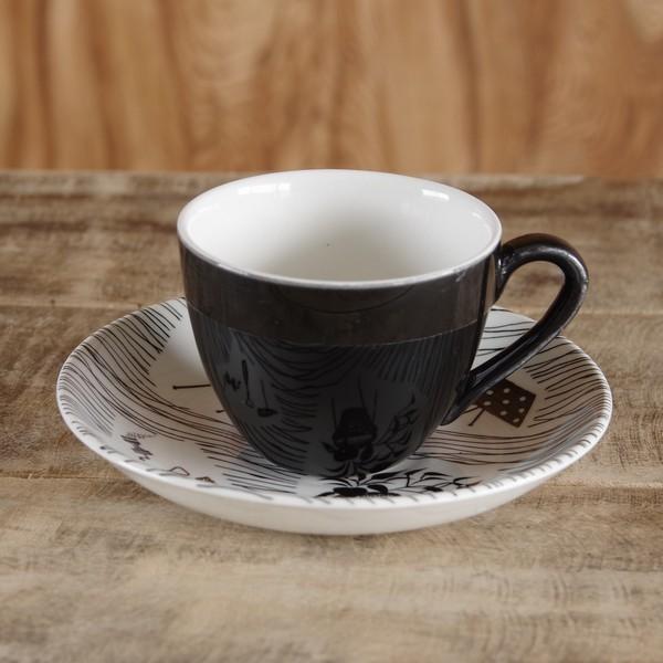 リッジウェイ ホームメーカー デミタスカップ＆ソーサー エスプレッソ Ridgway Homemaker #190419-4 【海外直輸入中古品】