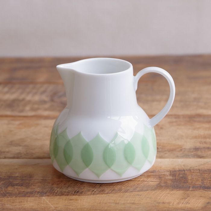 ローゼンタール ロータス グリーン クリーマー ミルクピッチャー Rosenthal Lotus Green #260120 【海外直輸入中古品】