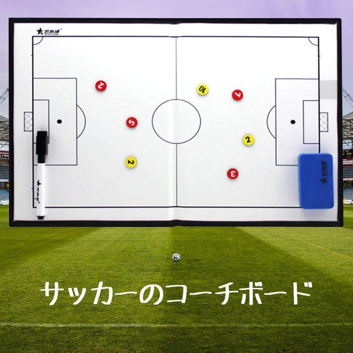 楽天市場 サッカー コーチング 作戦盤 折りたたみボード サッカーボード コーチボード 戦略たてボード コーチズタクティクスボード クリップボード Flora House