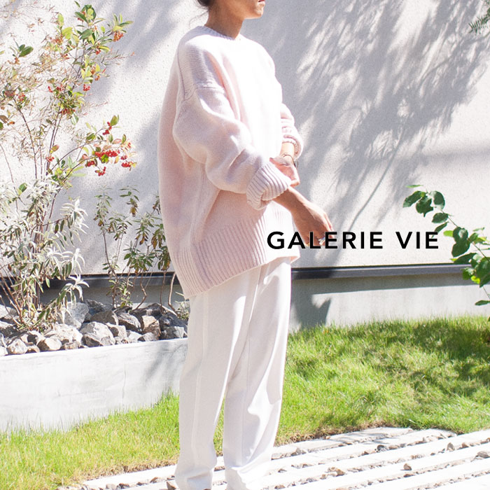 2023AW】【GALERIE VIE ギャルリー ヴィー】ファインウールクルー