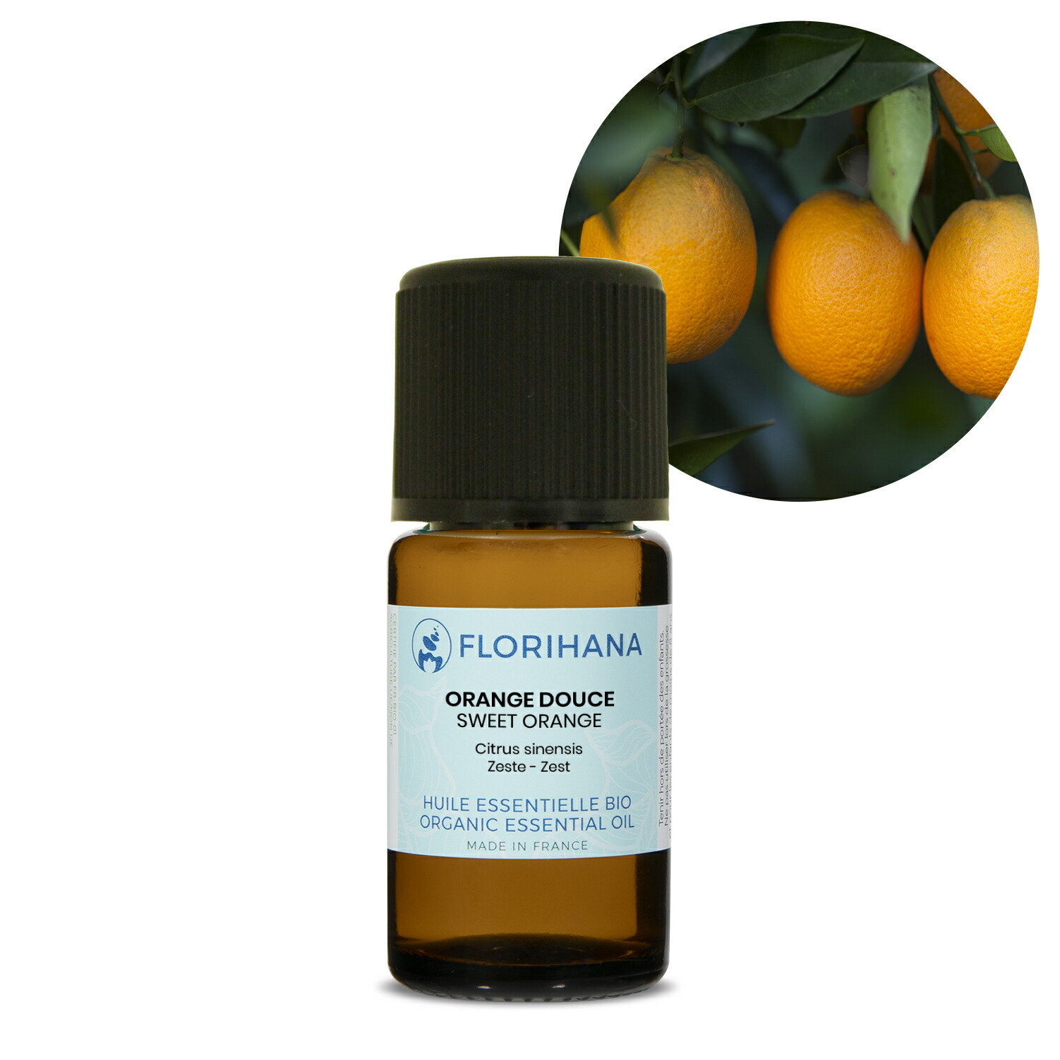 【オーガニック】 スイートオレンジ 15g(17.6ml) 【精油 エッセンシャルオイル アロマオイル アロマ フロリハナ Florihana】