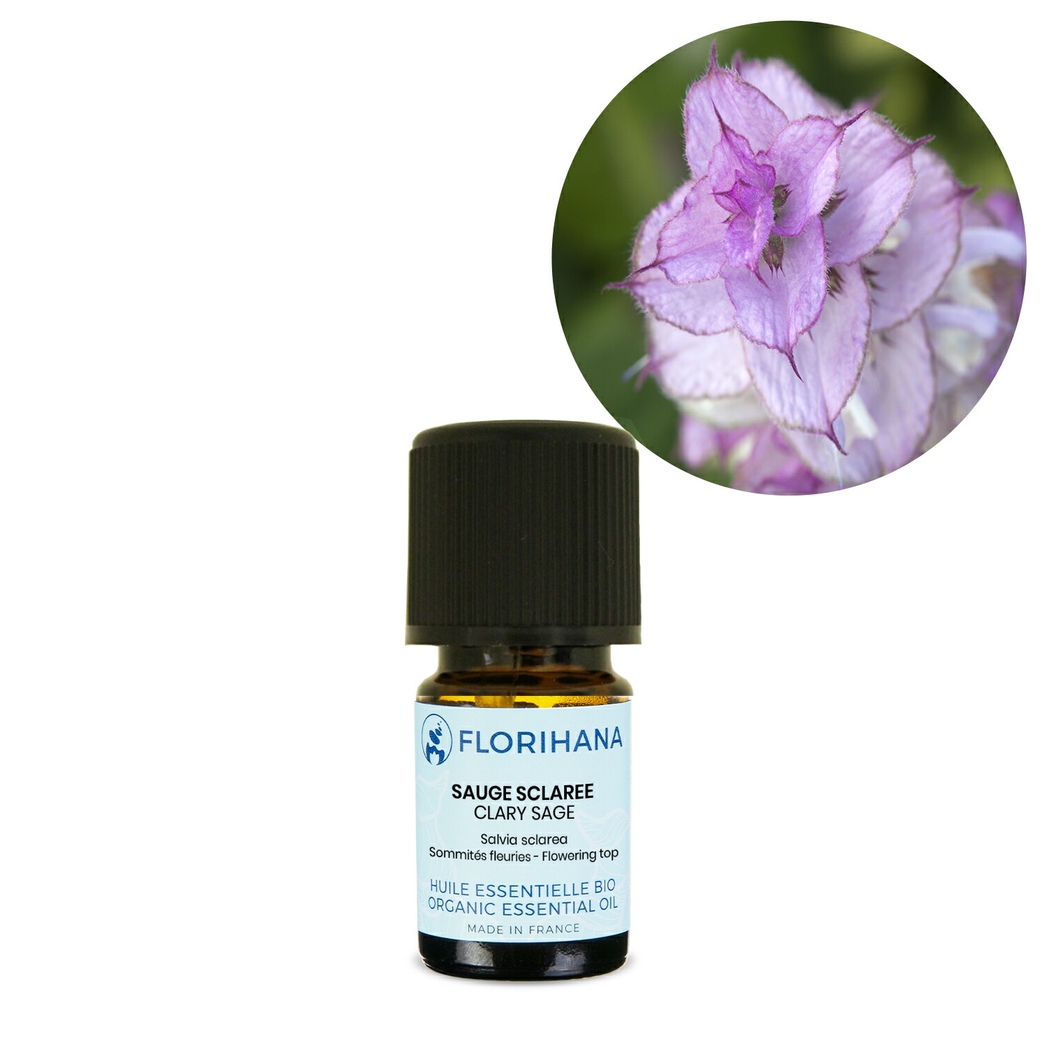 【オーガニック】 クラリセージ 5g(5.6ml) 【精油 エッセンシャルオイル アロマオイル アロマ フロリハナ Florihana】