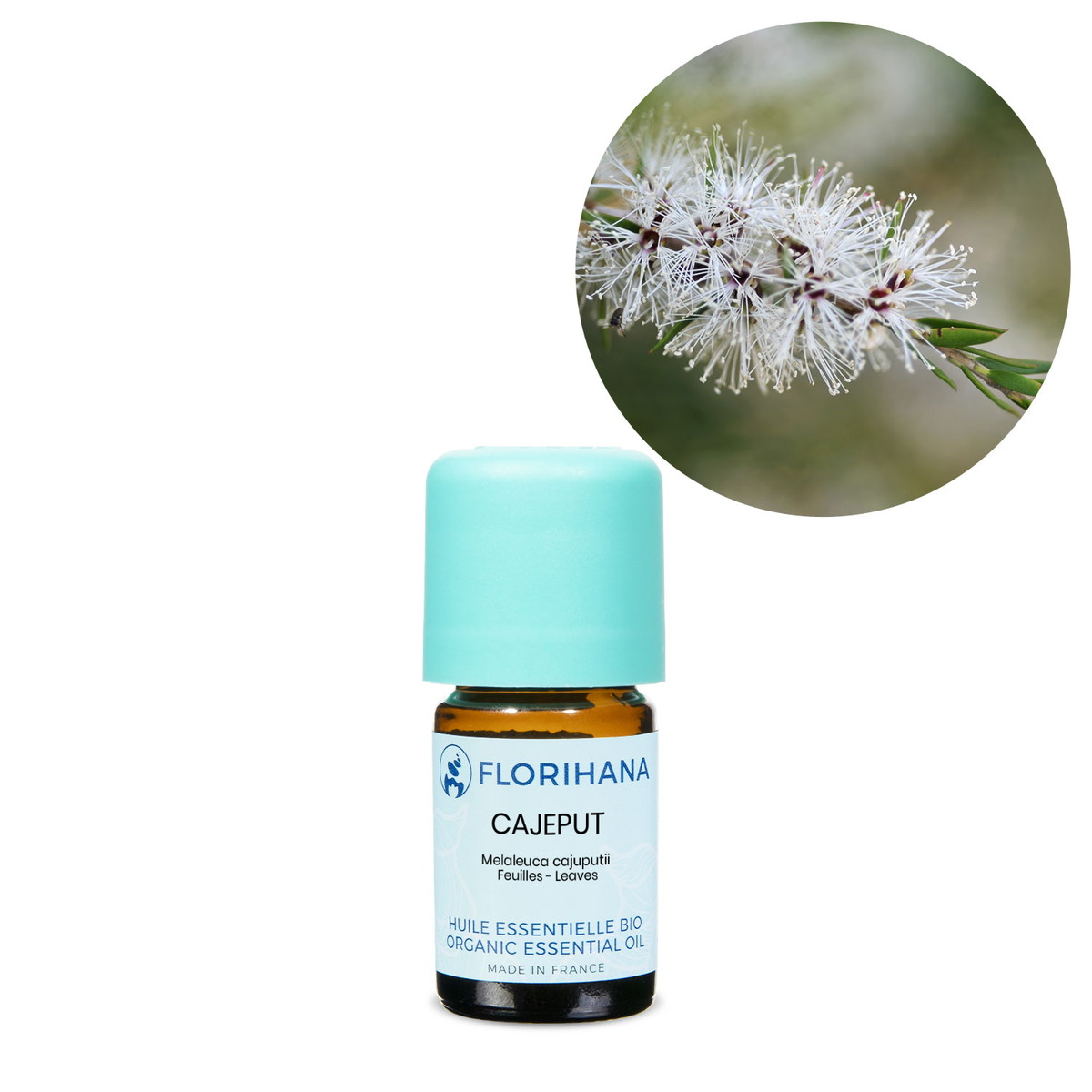 【オーガニック】 カユプテ　5g(5.4ml) 【精油 エッセンシャルオイル アロマオイル アロマ フロリハナ Florihana】