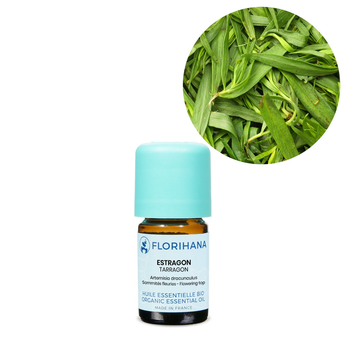 【オーガニック】 タラゴン　5g(5.4ml) 【精油 エッセンシャルオイル アロマオイル アロマ フロリハナ Florihana】