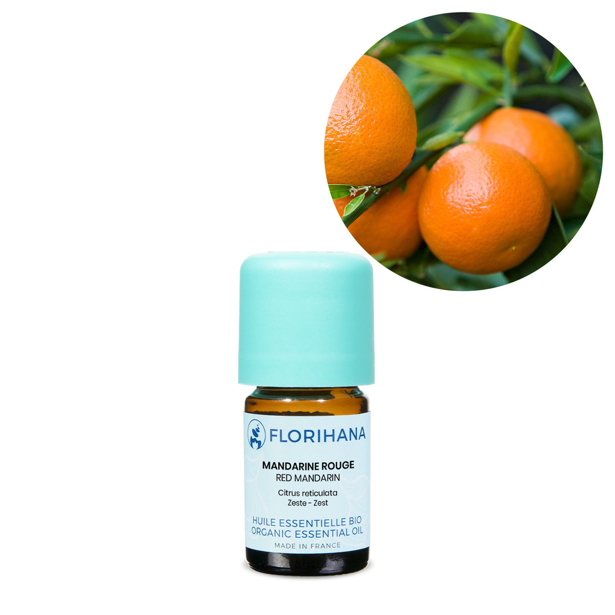 【オーガニック】 マンダリン　5g(5.9ml) 【精油 エッセンシャルオイル アロマオイル アロマ フロリハナ Florihana】