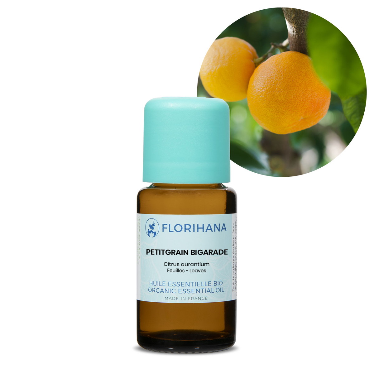 【オーガニック】 プチグレン　15g(16.9ml) 【精油 エッセンシャルオイル アロマオイル アロマ フロリハナ Florihana】