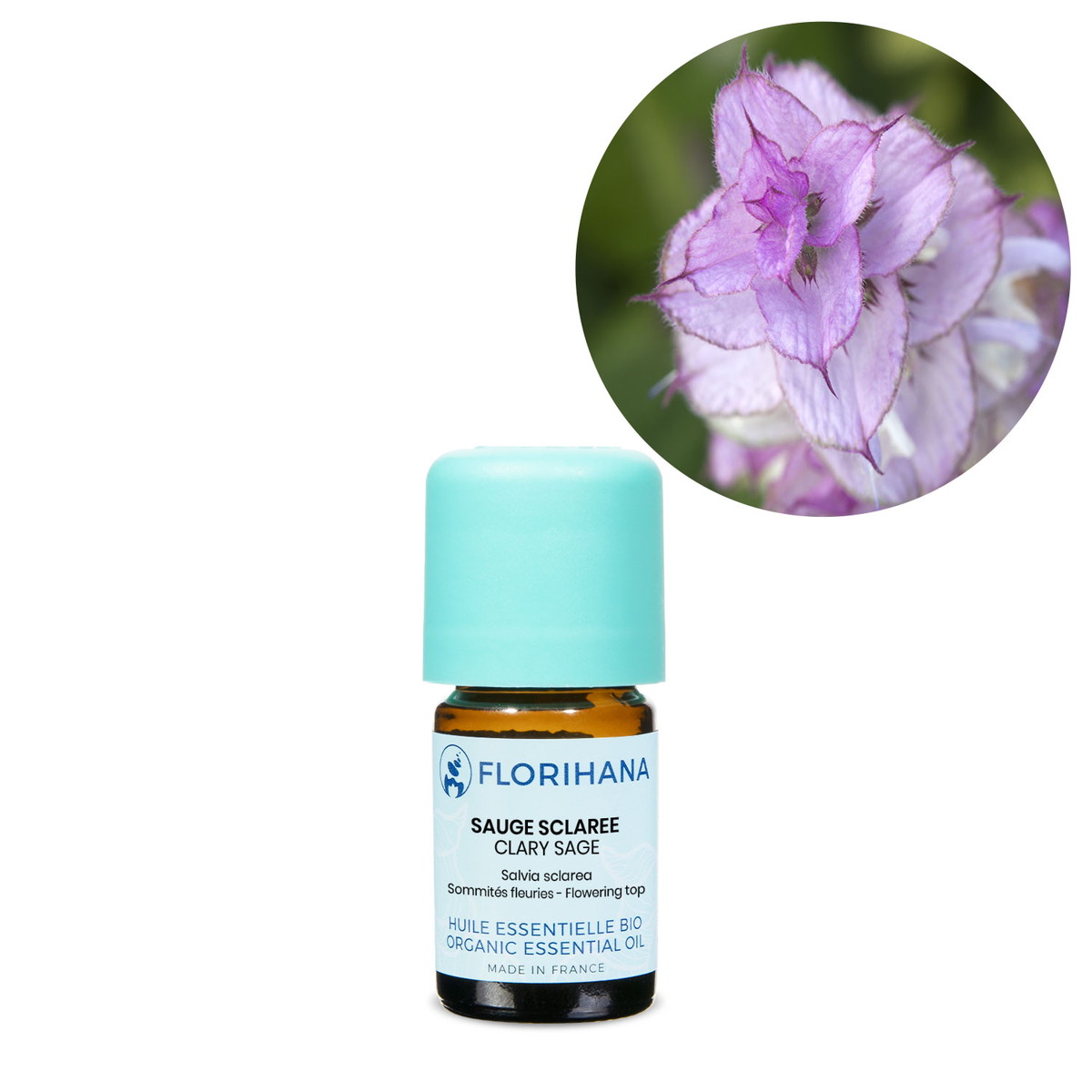 【オーガニック】 クラリセージ 5g(5.6ml) 【精油 エッセンシャルオイル アロマオイル アロマ フロリハナ Florihana】