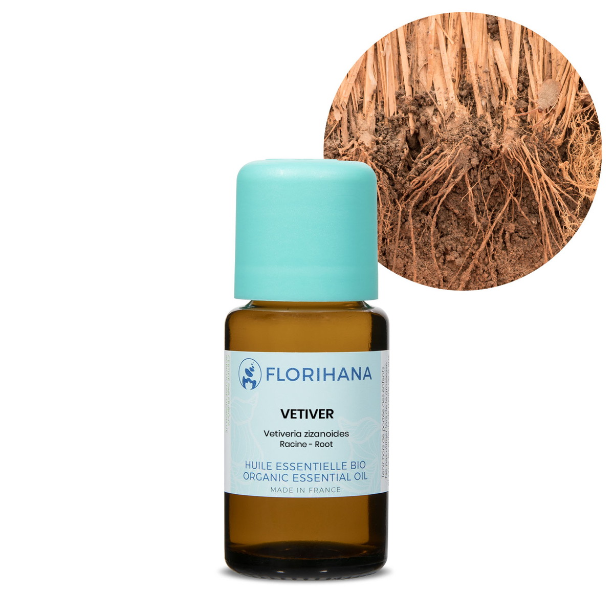 【オーガニック】 ベチバー　15g(15ml) 【精油 エッセンシャルオイル アロマオイル アロマ フロリハナ Florihana】