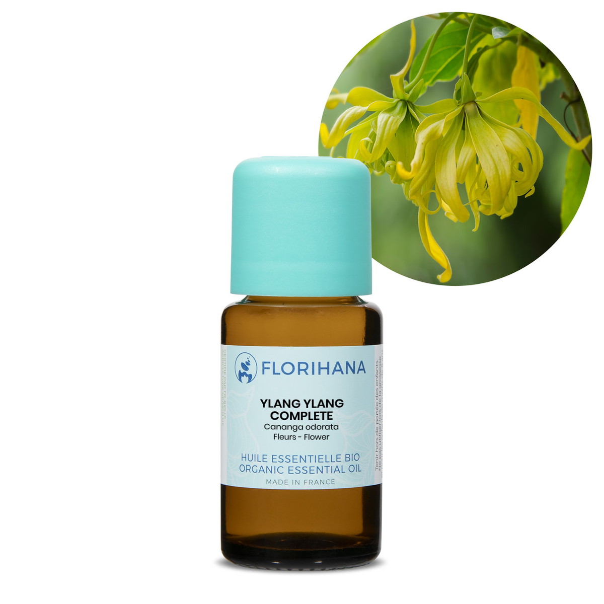 【オーガニック】 イランイラン コンプリート 15g(16.1ml) 【精油 エッセンシャルオイル アロマオイル アロマ フロリハナ Florihana】