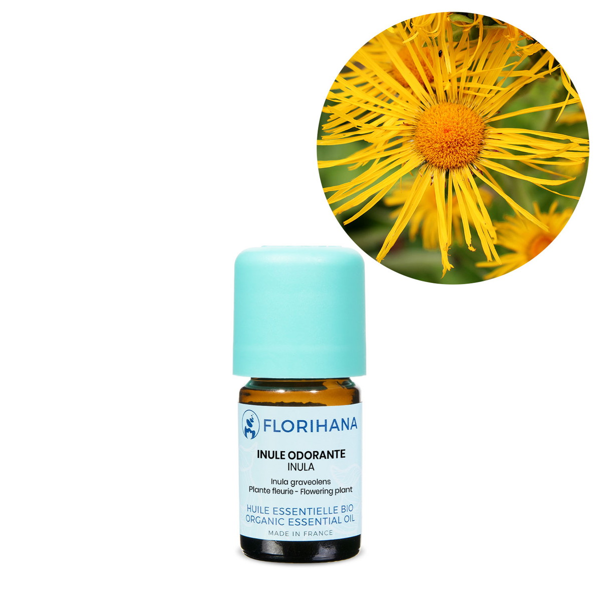 【オーガニック】 イニュラ 2g(2.1ml) 【精油 エッセンシャルオイル アロマオイル アロマ フロリハナ Florihana】