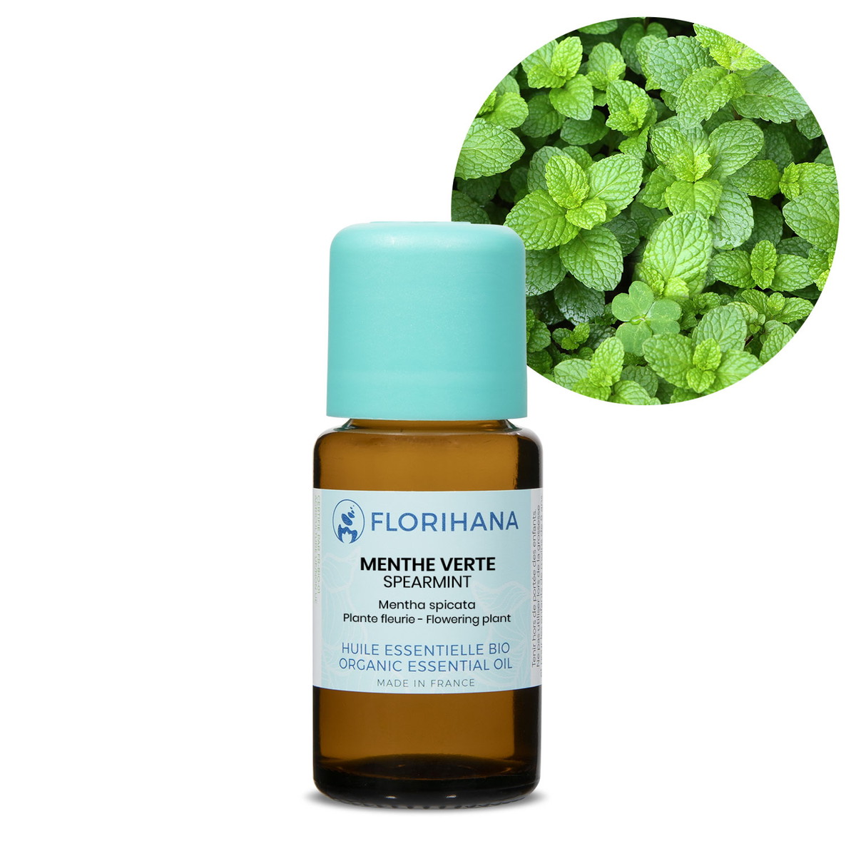 【オーガニック】 スペアミント 15g(16ml) 【精油 エッセンシャルオイル アロマオイル アロマ フロリハナ Florihana】