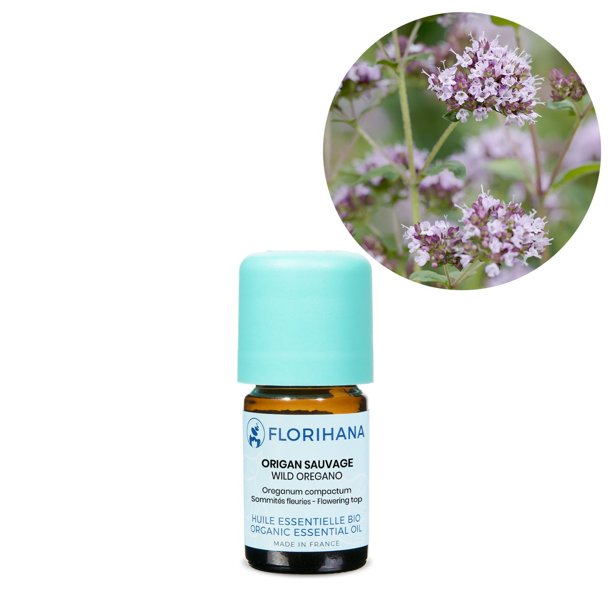 【オーガニック】 オレガノワイルド 5g(5.4ml) 【精油 エッセンシャルオイル アロマオイル アロマ フロリハナ Florihana】