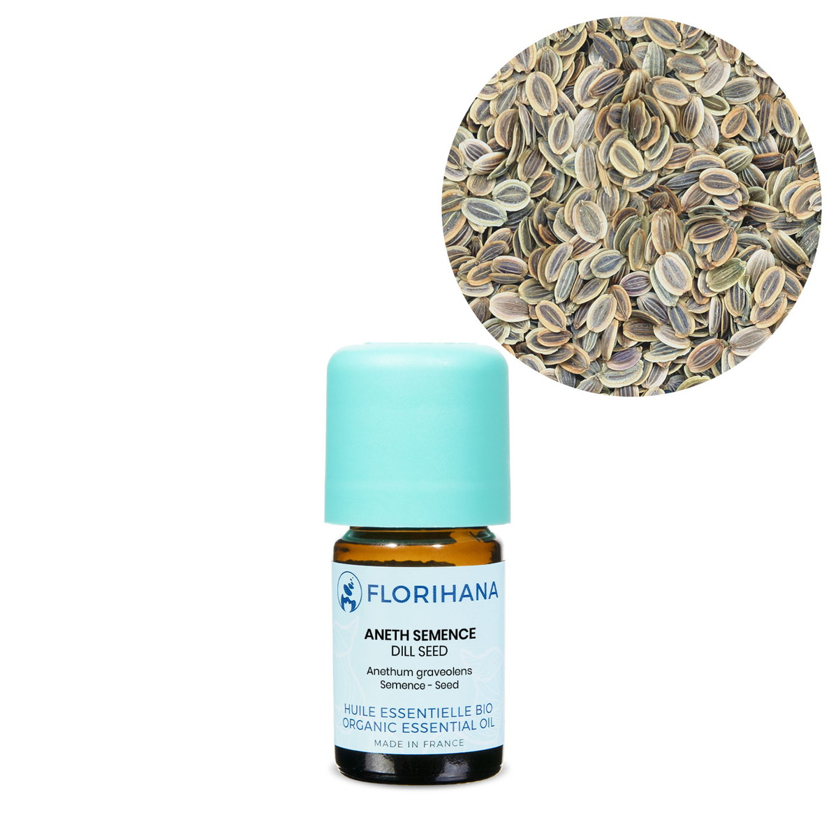 【オーガニック】 ディルシード　5g(5.5ml) 【精油 エッセンシャルオイル アロマオイル アロマ フロリハナ Florihana】
