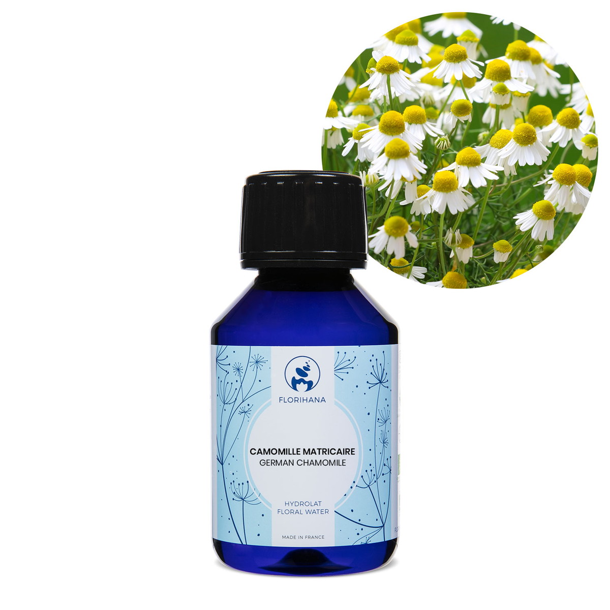 【オーガニック】 ジャーマンカモミール 100ml 【フローラルウォーター 芳香蒸留水 ハイドロソル アロマ 化粧水 フロリハナ Florihana】
