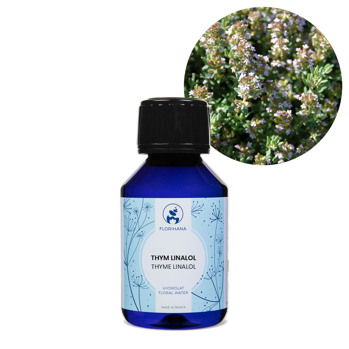 【オーガニック】 タイムリナロ−ル　100ml 【フローラルウォーター 芳香蒸留水 ハイドロソル アロマ 化粧水 フロリハナ Florihana】