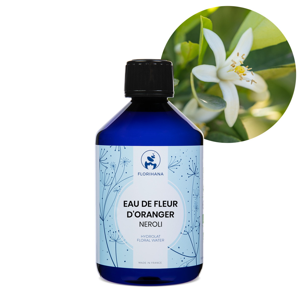 【オーガニック】 ネロリ オレンジフラワー　500ml 【フローラルウォーター 芳香蒸留水 ハイドロソル アロマ 化粧水 フロリハナ Florihana】