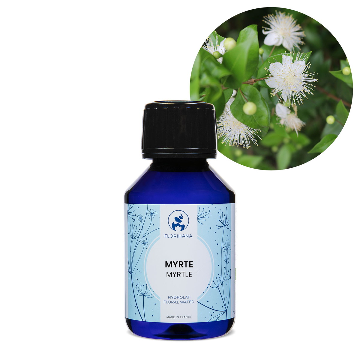 【オーガニック】 マートル　100ml 【フローラルウォーター 芳香蒸留水 ハイドロソル アロマ 化粧水 フロリハナ Florihana】