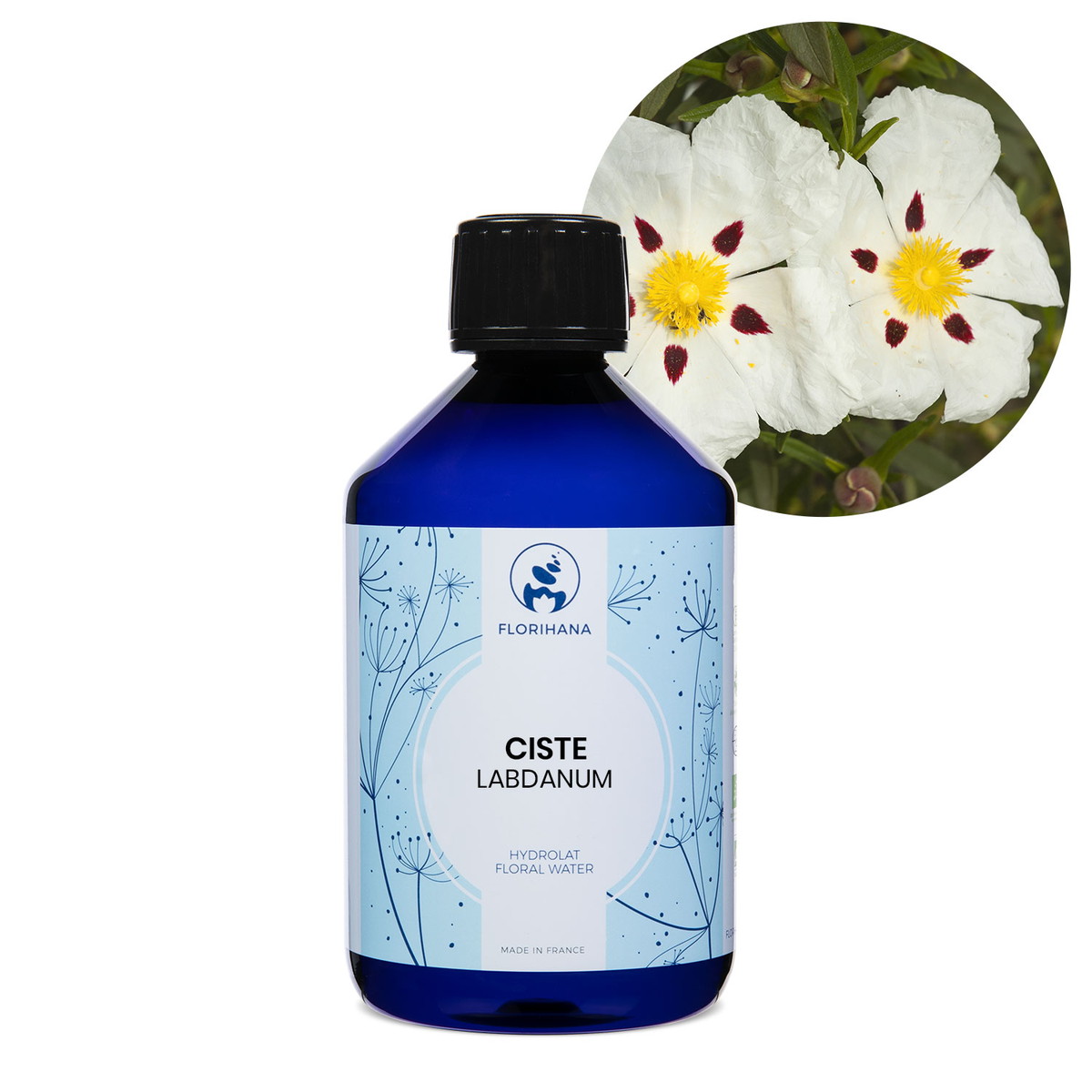 【オーガニック】 シスタス ロックローズ 500ml 【フローラルウォーター 芳香蒸留水 ハイドロソル アロマ 化粧水 フロリハナ Florihana】