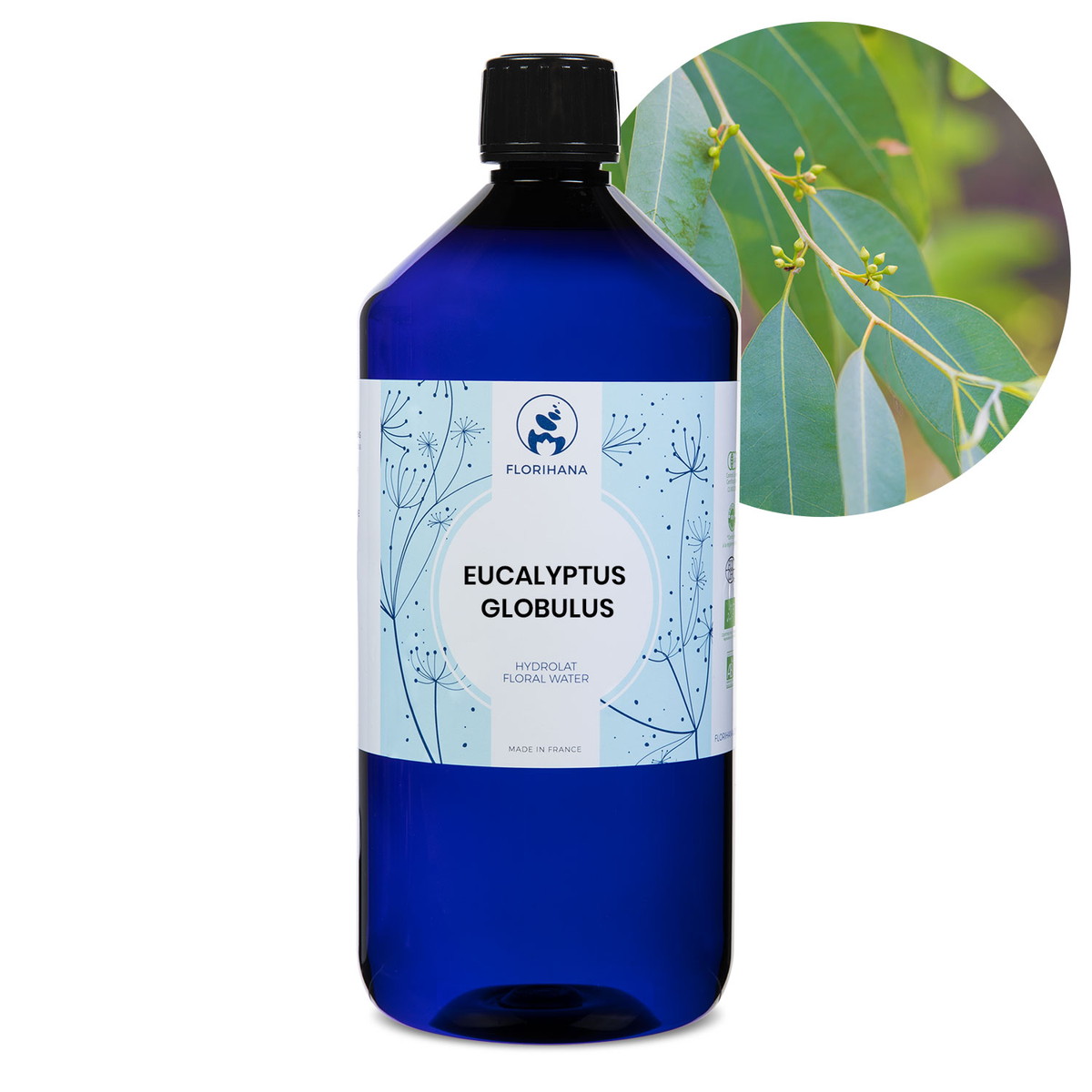【オーガニック】 ゼラニウム　1000ml 【フローラルウォーター 芳香蒸留水 ハイドロソル アロマ 化粧水 フロリハナ Florihana】