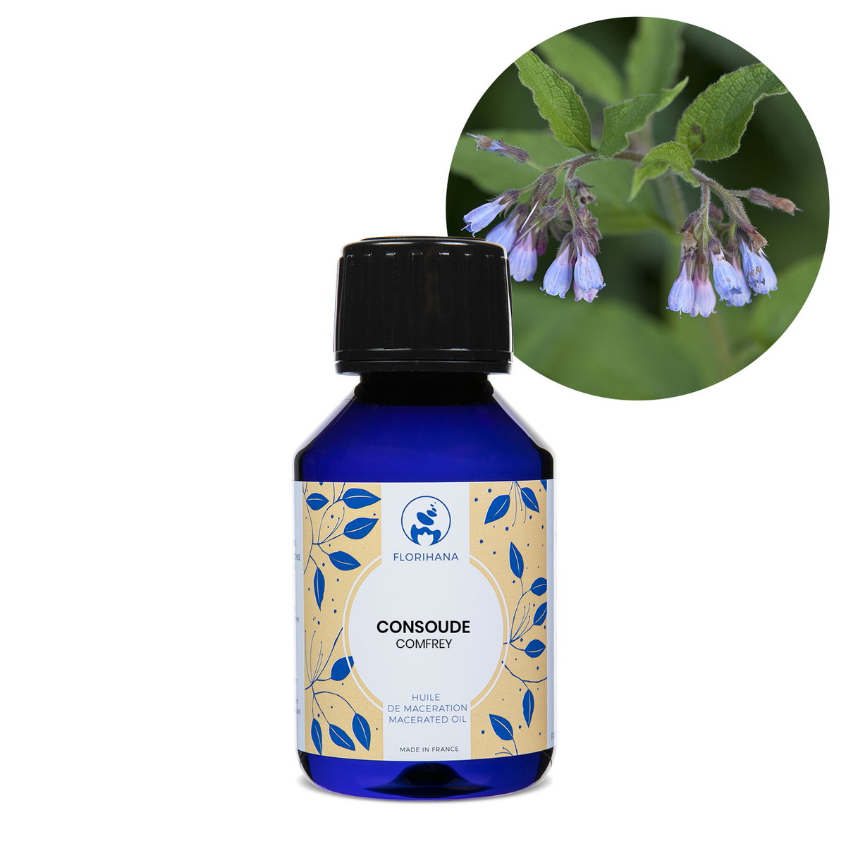 【オーガニック】 コンフリー 100ml 【マセレーションオイル 植物油 浸出油 ベースオイル アロマ フロリハナ Florihana】