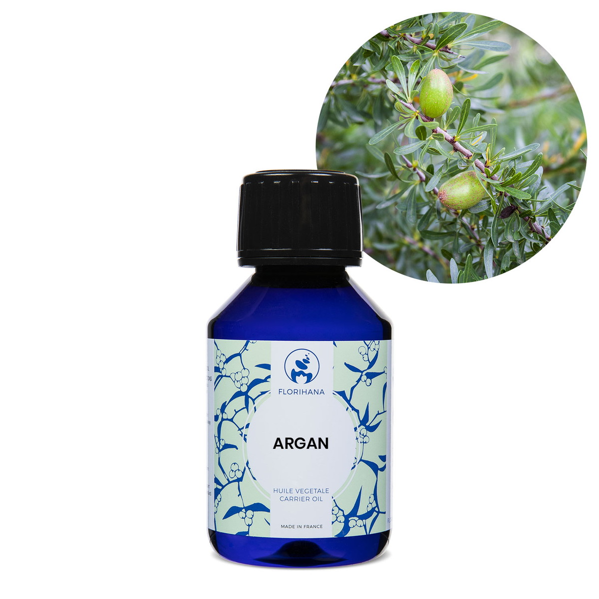 【オーガニック】 アルガン 100ml 未精製 【キャリアオイル 植物油 ベースオイル スキンケア アロマ フロリハナ Florihana】