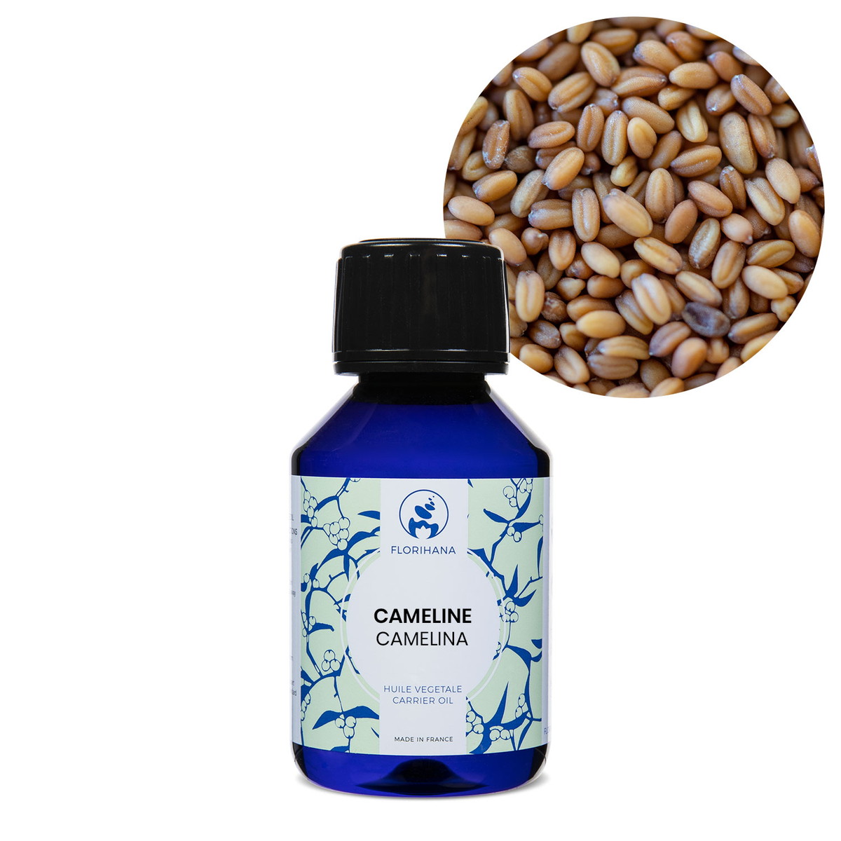 【オーガニック】 カメリナ 100ml 未精製 【キャリアオイル 植物油 ベースオイル スキンケア アロマ フロリハナ Florihana】