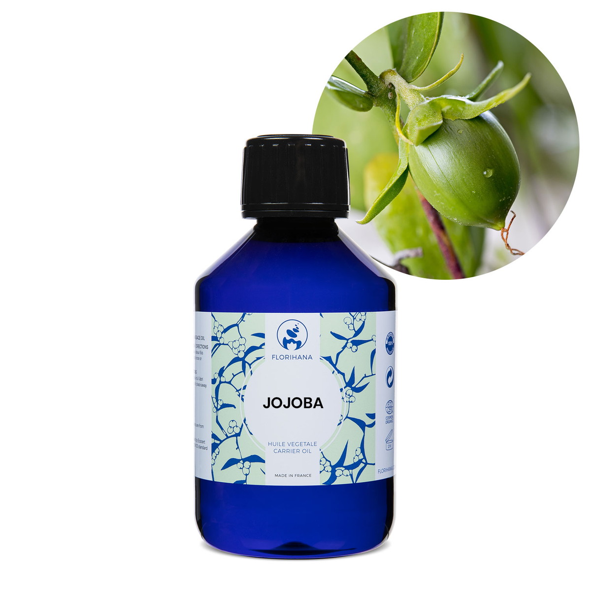 【オーガニック】 ホホバ 200ml 【未精製・キャリアオイル】【植物油/ベースオイル/アロマテラピー/スキンケア】