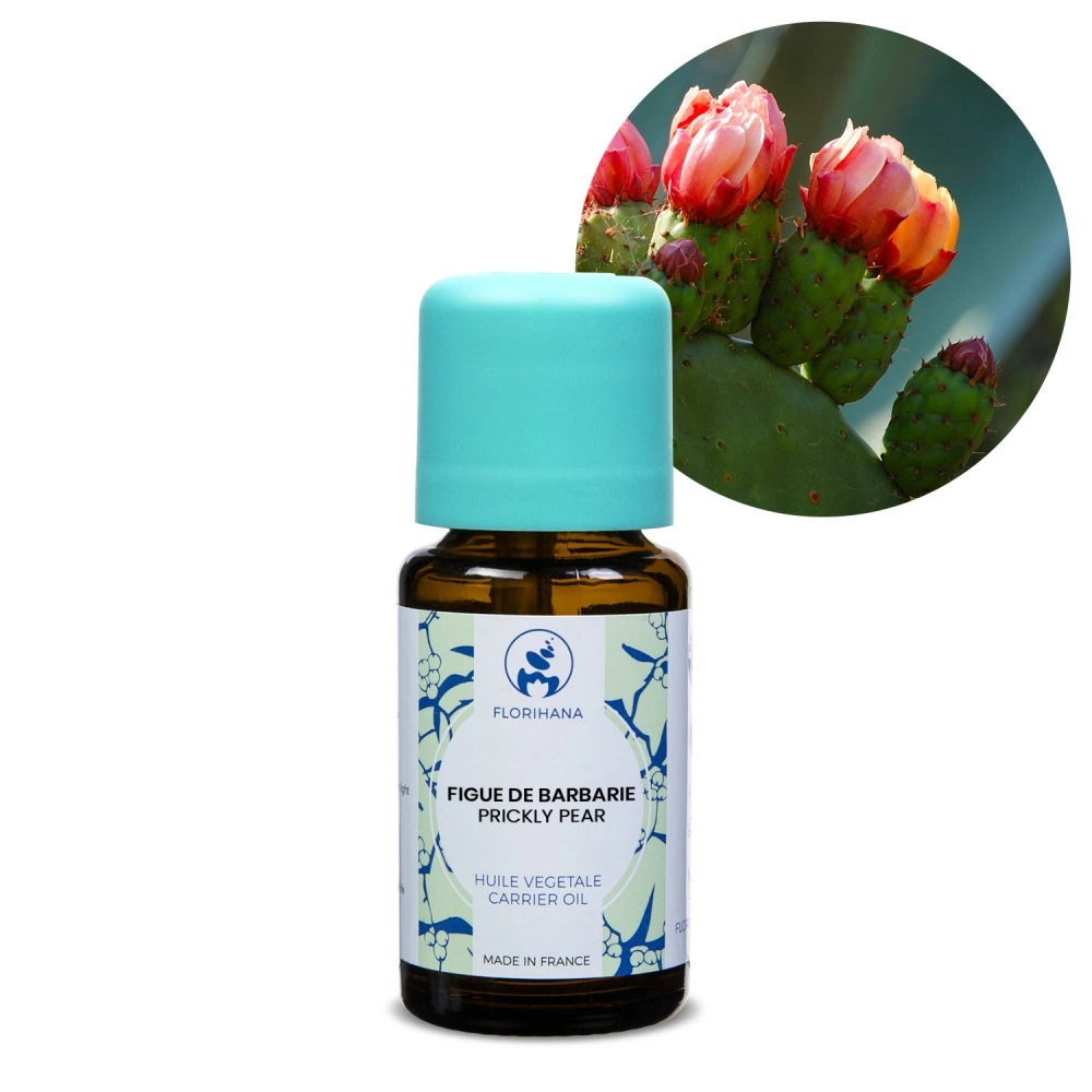 【オーガニック】 オプンティアシード　（ウチワサボテン） 15ml 未精製 【キャリアオイル 植物油 ベースオイル スキンケア アロマ フロリハナ Florihana】