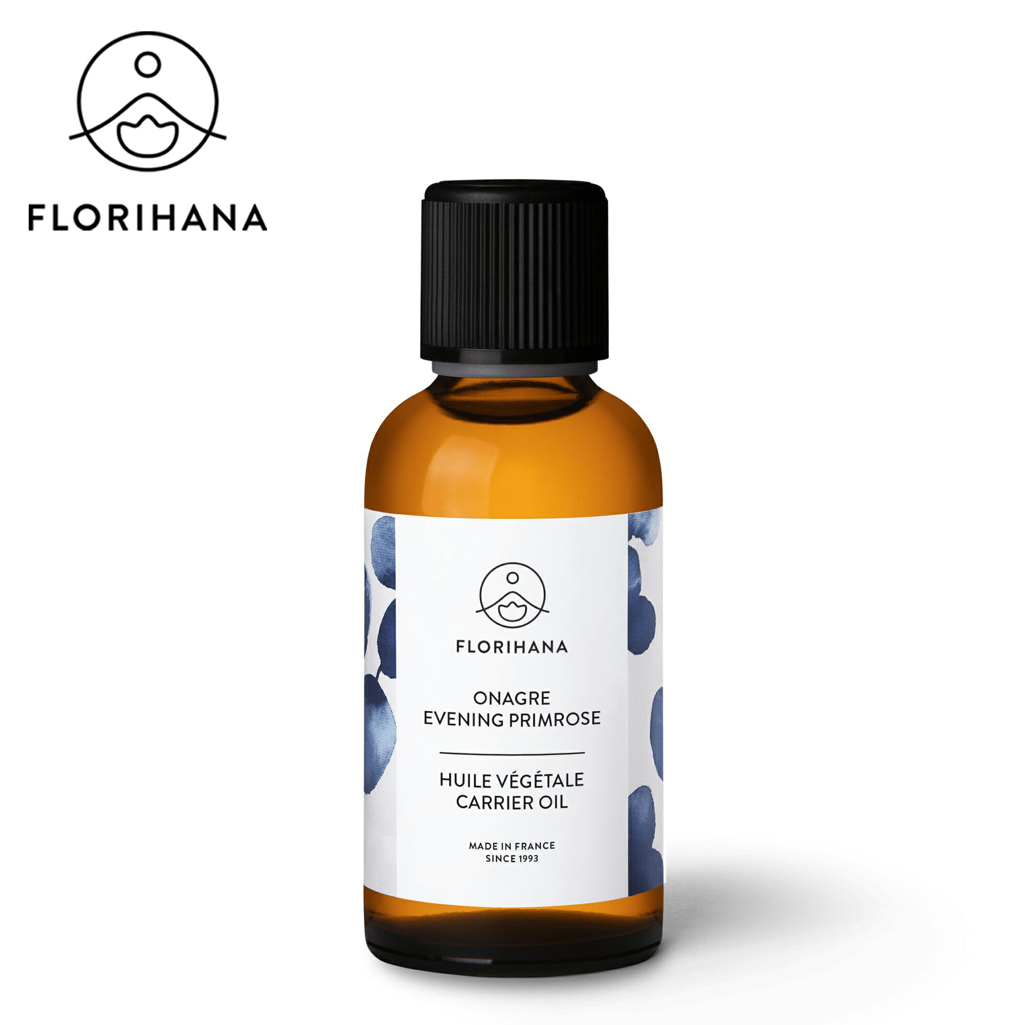 【オーガニック】 イブニングプリムローズ 月見草　50ml 未精製 【キャリアオイル 植物油 ベースオイル スキンケア アロマ フロリハナ Florihana】