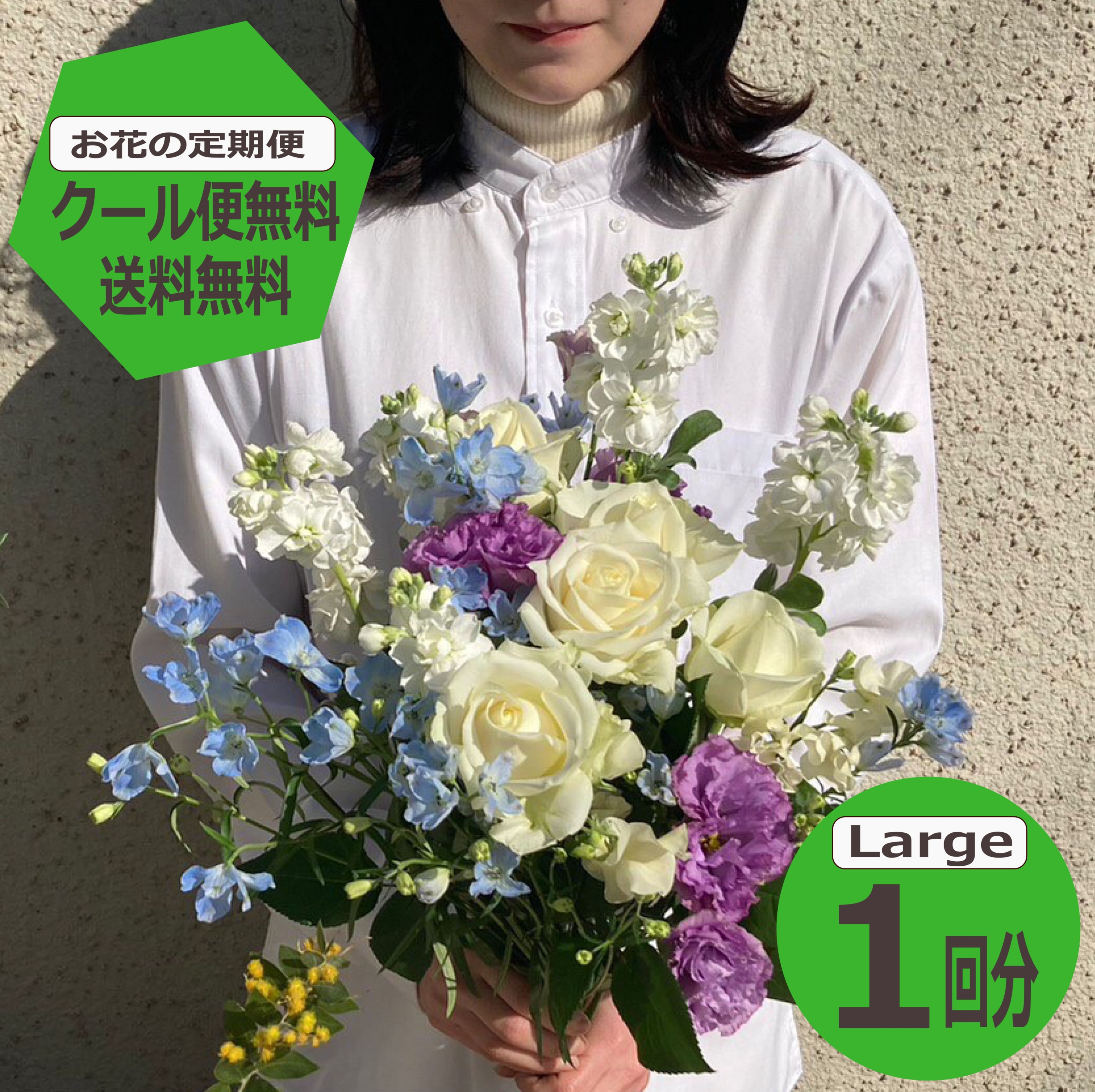 【世界のお花の定期便】月×2回の1年分のブーケ。 flower（ファッション） 定期便 花「ワンダーブーケ・年間コース