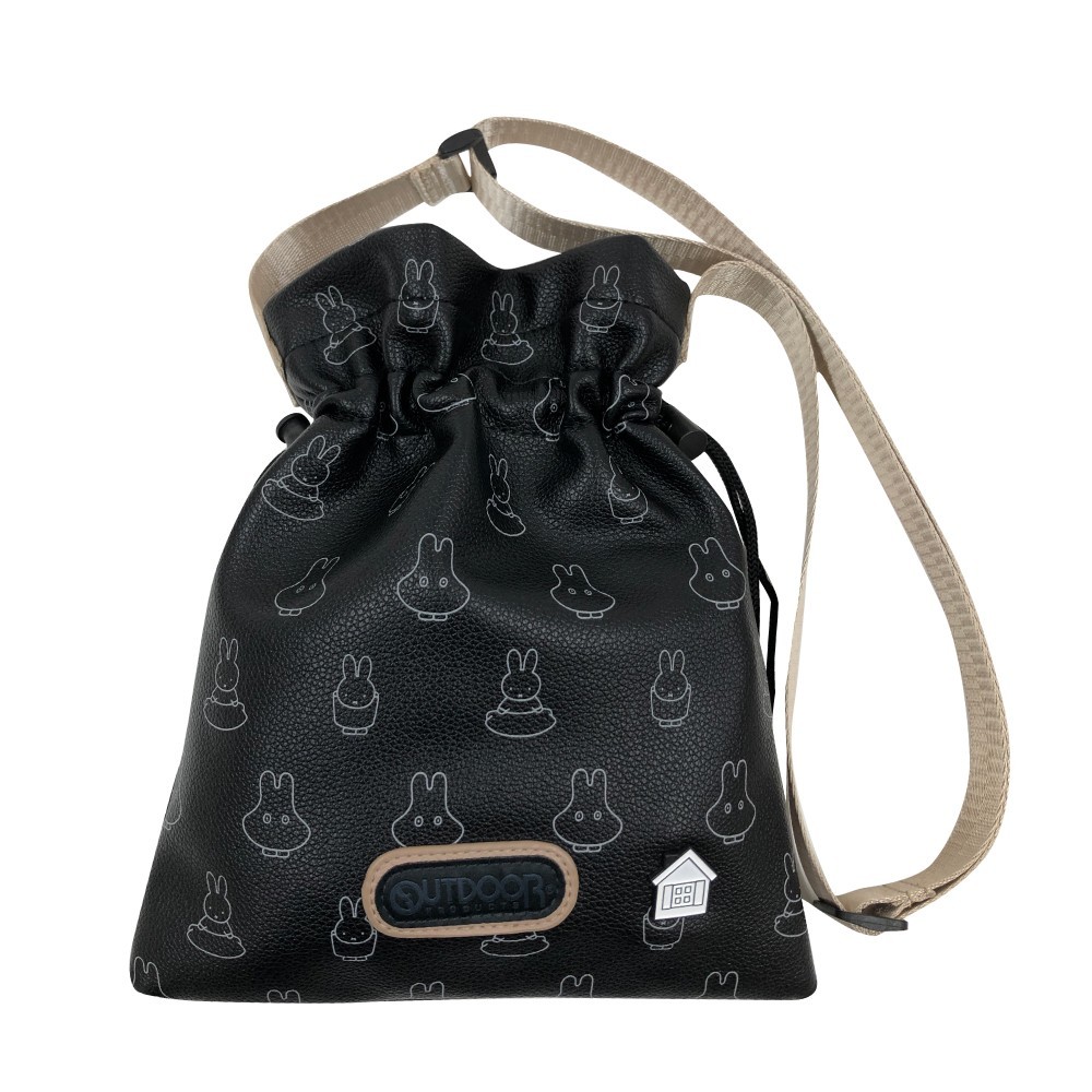 ブラック巾着ショルダーバッグ 楽天市場】送料無料 2WAYバッグ 巾着ショルダーバッグ OUTDOOR