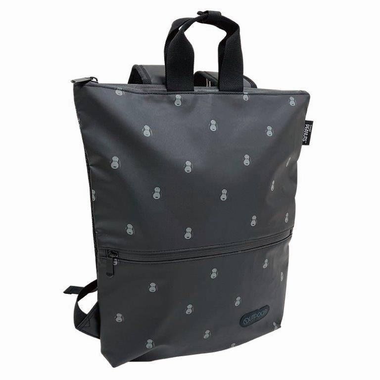 OUTDOOR × スヌーピー Vintage PEANUTS デイパック(M) 黒 SY1555BK-0 au21