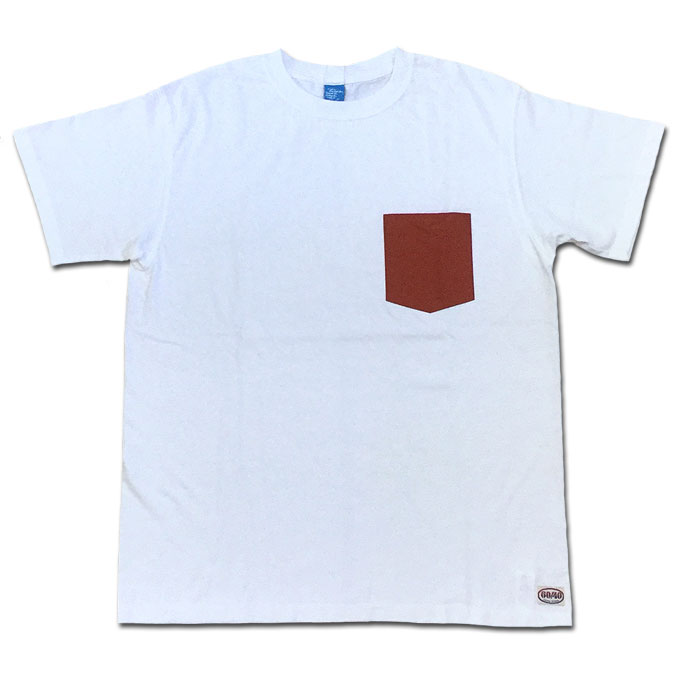 メール便 Good On×SIERRA DESIGNS 60/40 POCKET SS TEE グッドオン×シエラデザインズ WHITE×RUST ポケットTシャツ カットソー COTTONUSA MadeinJAPAN SIER2001