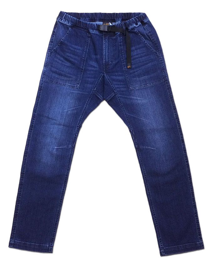 ROKX ロックス DENIM FATIGUE PANT デニムファティーグパンツ DARK USED コーンミルズ CORN DENIM アウトドア クライミング RXMS191008｜ＦＬＯＳＳＹ店