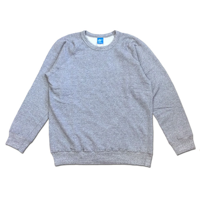 Good On グッドオン L/S RAGLAN CREW SWEAT SHIRTS ラグランクルースウェットシャツ スウェット トレーナー METAL グレー COTTONUSA GOBW-101