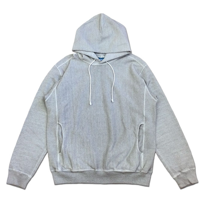 Good On グッドオン HEAVY PULLOVER HOOD SWEAT P-ASH アッシュ グレー ヘビープルオーバーフードスウェット パーカー COTTONUSA GOBW1913