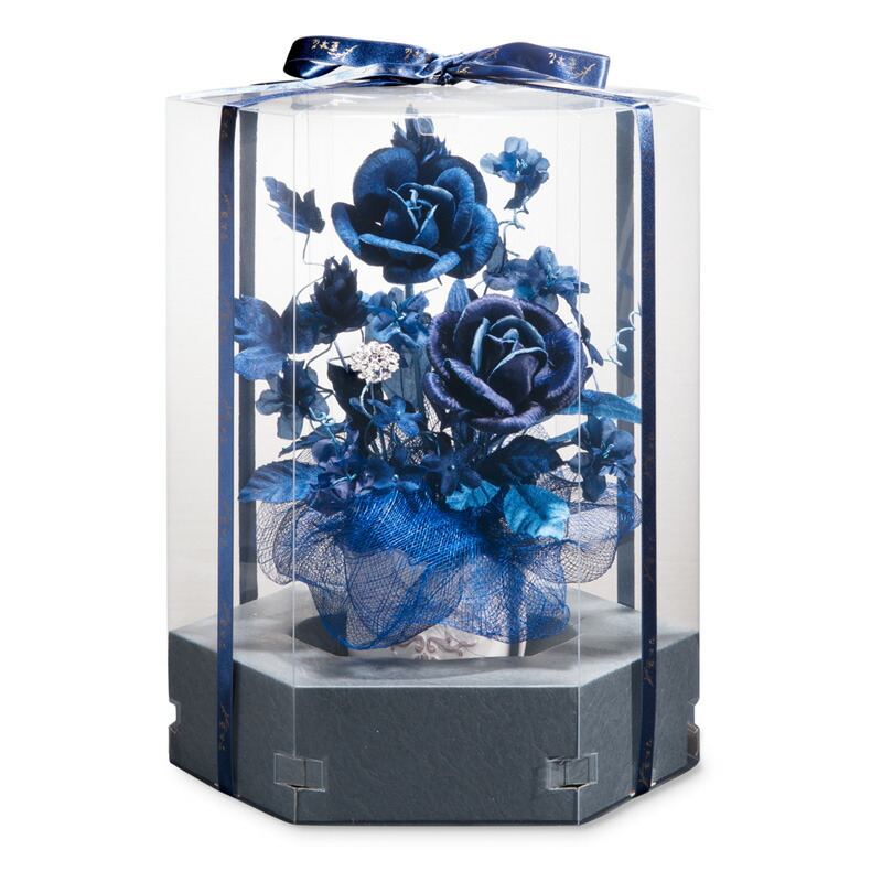 楽天市場】ギフト プレゼント 花 藍染花アレンジメント : フラワー