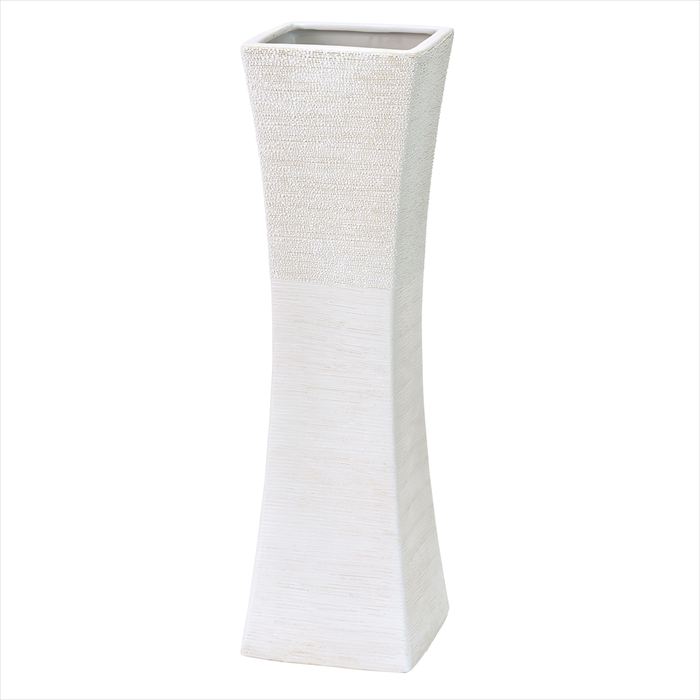 【花器　ベース　花器（陶器） 陶器】　グランＬ　＃１　　ＷＨＩＴＥ ca000185-001【東京堂】