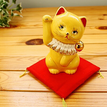 楽天市場】笑門招き猫 貯金箱(左手) / 置物 招き猫 貯金箱 瀬戸焼