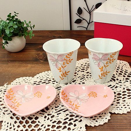 楽天市場】【アウトレット】La brise ハートプレート 6枚セット