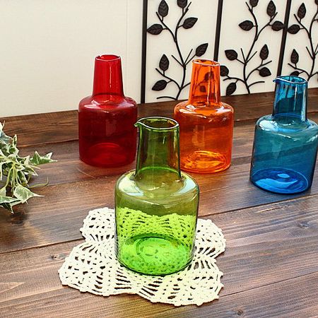 楽天市場】オレンジ ガラスピッチャー(洋食器 ガラス ピッチャー