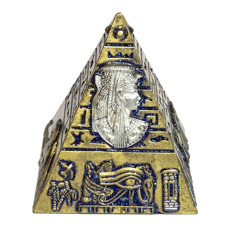 楽天市場】エジプトモチーフの高いピラミッド（ブルー）《ボヘミアン