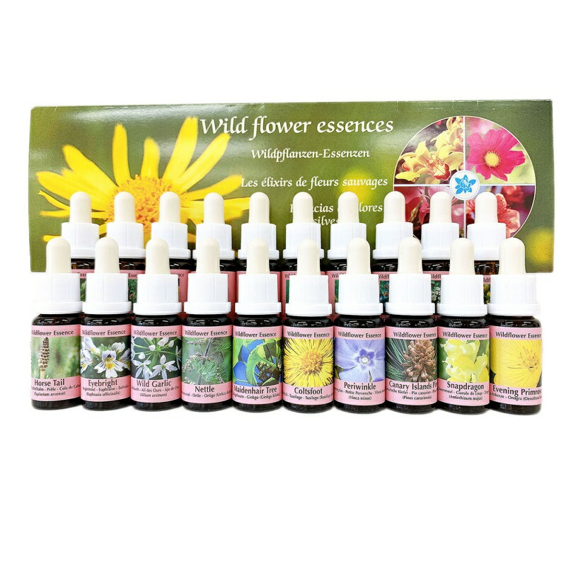 【楽天市場】【マラソンP2倍＆最大2222円クーポン配布中】続ワイルドフラワーエッセンス《コルテPHIエッセンス》20本セット [フラワー