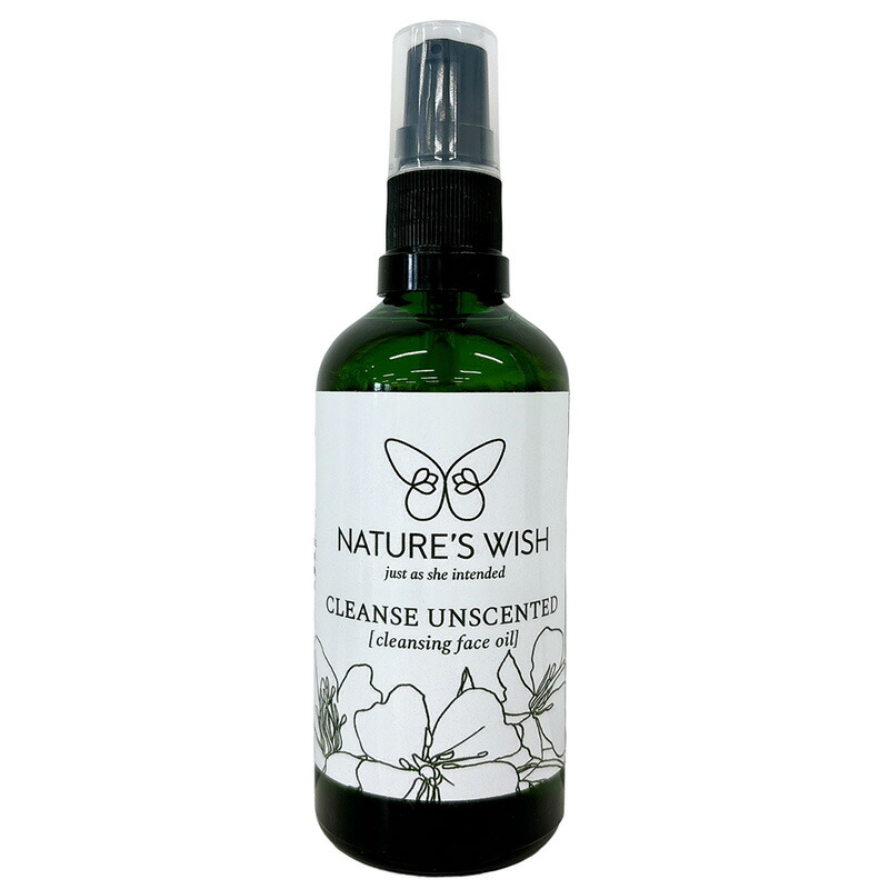 クレンズ クレンジングオイル（無香料タイプ）《ネイチャーズウィッシュ》 100ml [フラワーエッセンス/スキンケア/メイク落とし/クレンジング]