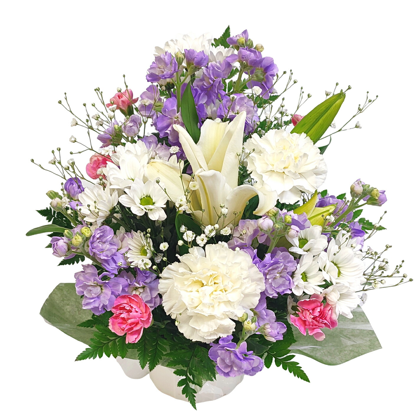 楽天市場】お任せ御供アレンジ・コンドレンス アレンジフラワー 仏花